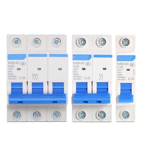 Disjoncteur MCB NXB-63 eviter surcharges triphasees tableau maison - 2