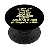 Photo Gallery carino august girl i may be a sweet girl august birthday popsockets popgrip intercambiabile