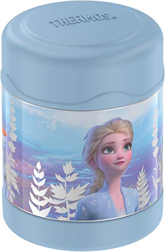 Thermos Funtainer 10 Ounce Stainless Steel Vacuum Insulated Kids Food Jar, Frozen 2 #TOP6