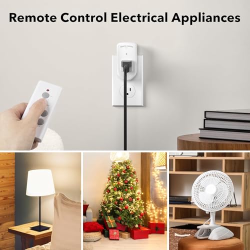 image for BN-LINK Wireless Remote Control Electrical Outlet Switch for Lights, F