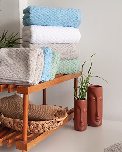 Jogo de Toalhas de Banho Carré 4 peças Terracota