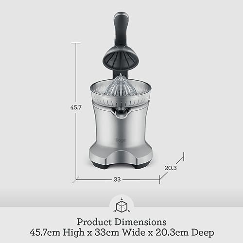 Sage - The Citrus Press - Quiet Automatic Juicer, Silver