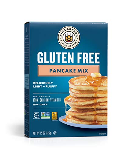King Arthur Flour King Arthur Flour Gluten Free Pancake Mix, 15 Ounce (Pack Of 6) & Measure For Measure Flour, Gluten Free, 1 Pound #TOP1