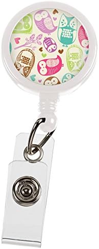 Prestige Medical Retracteze ID Holder, Owls Cream