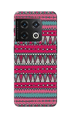 Image of Printed Hard Back Cover Case for OnePlus 10 Pro 5G Back Cover (Geometric Vintage Pattern) -1803