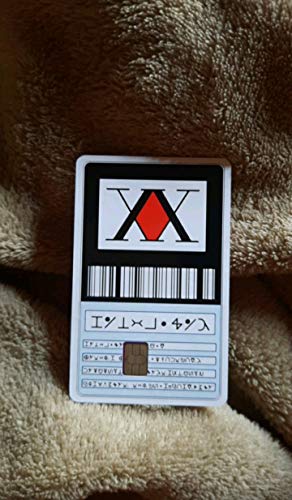 Adesivo Para Cartão de Crédito e Débito Licença Hunter X Hunter