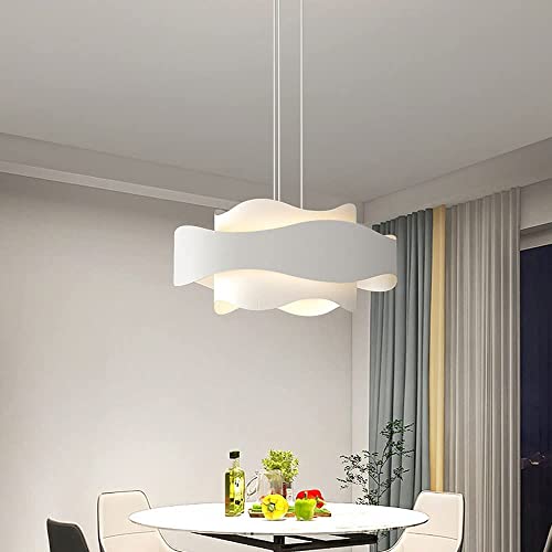 Lampe suspendue LED pour chambre à coucher et plafonnier rond de bar moderne