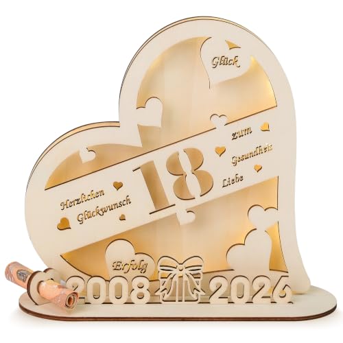 I LOVE MOM 18th Birthday Wooden Sign - image 6
