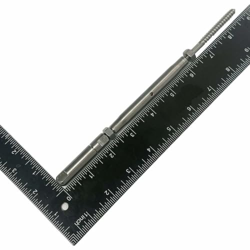 Marine Boat Tensores para Cable Tipo Push and Go Lag de Acero Inoxidable T316, Rosca 1/4"-20, 3.5 pulgadas de Largo miniatura 5