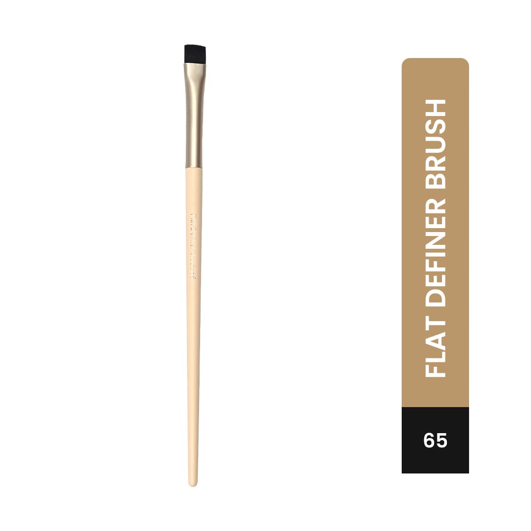 Milagro Beauty Flat Eye Definer Brush 65 – Firm, Thin Brush for Eyebrow & Eyeliner Detailing, Perfect for Powder, Gel & Cream Application, Sharp Lines, Smudging & Lower Lash Precision 2
