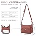 WITERY Crossboby Bags for Women Pocketbooks Waterproof Nylon Multi-Pocket Shoulder Bag Ladies Small Crossboby Purses and Handbags Lightweight Travel Purses Hobo Tote