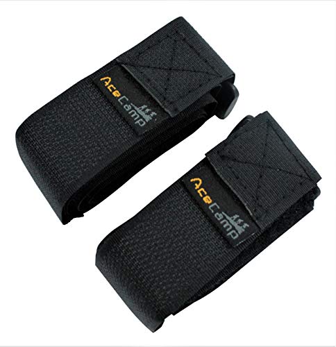 AceCamp Correa Correa de embalaje 2.5 x 30 cm Correa multiuso para bicicleta, deporte, negro, 9115