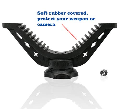 V Yoke For Tripod Hunting Shooting Stick Rest Mount Monopod Tripod Holder Camera Thread #TOP4