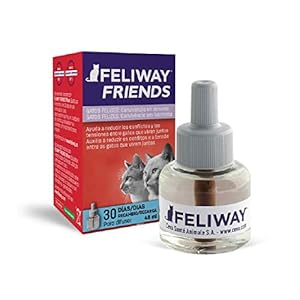FELIWAY Friends – Anticonflictos para gatos – Peleas, Persecuciones, Bufidos, Bloqueos – Recambio 48 ml