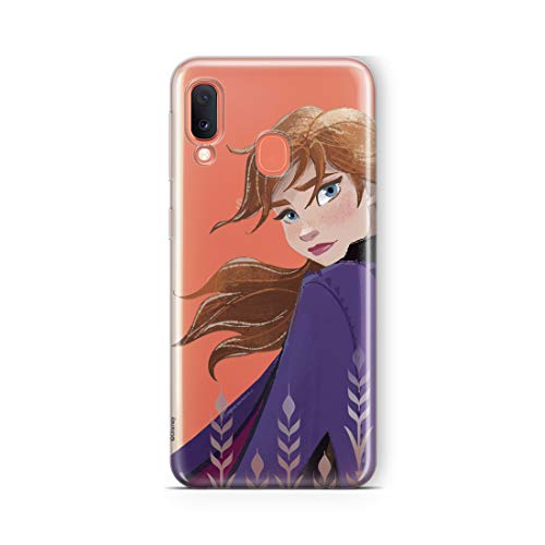 Original y con Licencia Oficial Disney Frozen 2 Funda de teléfono móvil para Samsung A20e Adaptación óptima a la Forma del Smartphone, Cubierta Protectora de Silicona, parcialmente Transparente