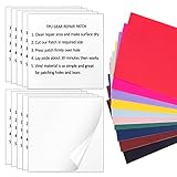 QUACOWW 20 parches de reparación transparentes de TPU para tienda de campaña, techo y chaqueta de plumón.