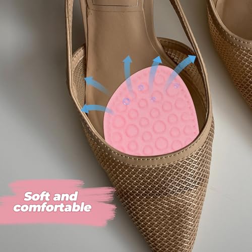4 pares de plantillas para tacones altos color rosa miniatura 3