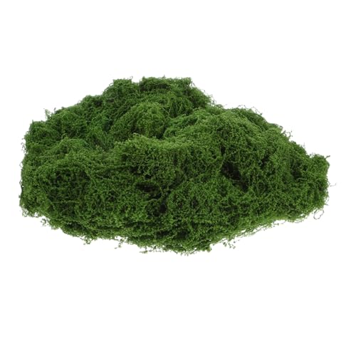 YOSADIER 人工苔装飾 軽量扱いやすいリアルフェイクモス クラフト用グリーンモス テラリウムや花盆ガラス容器模型向け多用途インテリアデコ