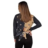 FOCO New Orleans Saints NFL Womens Tie-Breaker Long Sleeve Top - S