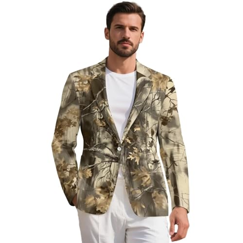 Mens Suits Big and Tall Regular Fit Men's Sport Coats & Blazers for Party Casual Lapel Blazer Men with Pockets