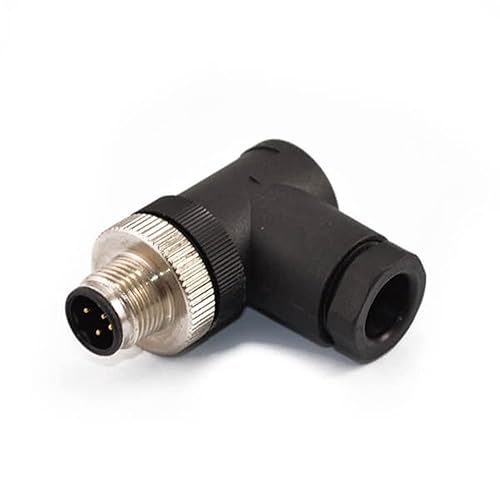 Miniatura 8 de Conector macho M12 8pin Conector de campo con cable A Código Terminación de junta de tornillo Conector sin escudo Conector circular industrial