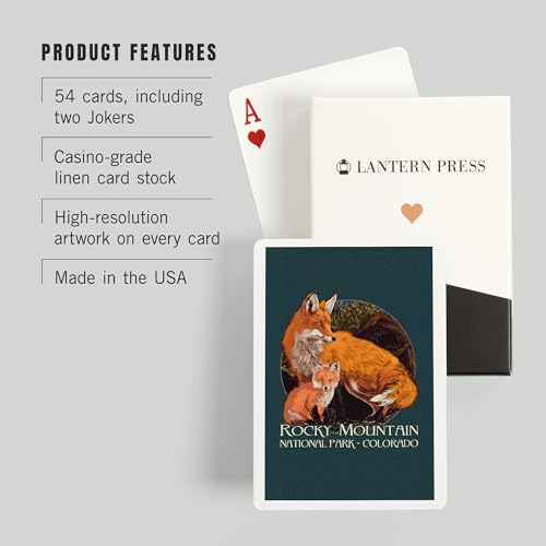 Rocky Mountain National Park, Baraja de 52 cartas póker miniatura 3