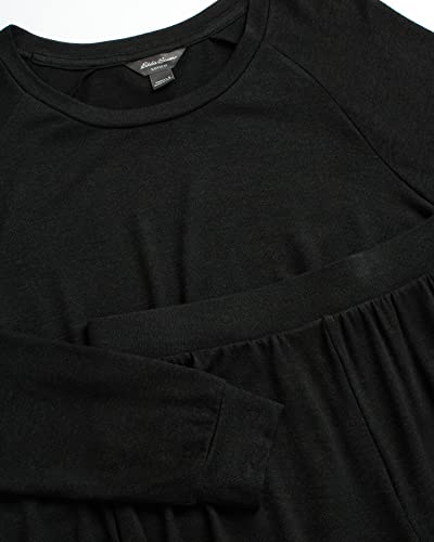 Eddie Bauer Women's Pajama Set - Ultra Soft Sleepwear Set - Cozy Long Sleeve Shirt And Joggers For Women (S-Xxl) Black #TOP1