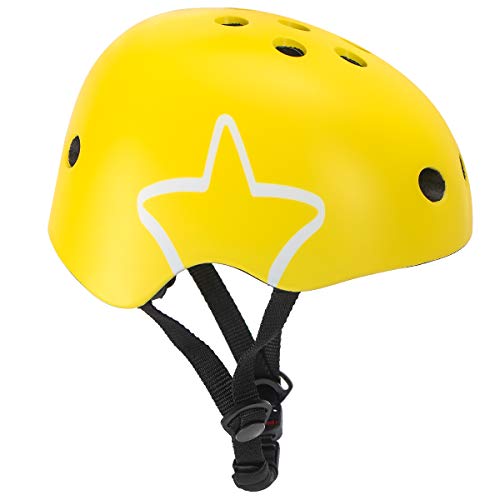 Image of DRBIKE Kids Bike Helmet for Kids 5-8 Years Boys Girls Toddler Helmet Adjustable Cycling Helmet Skateboard Helmet for Kids Outdoor Multi-Sport Yellow M