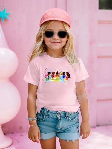 Magical Girl Shirt Cute Snacks Graphic Tee Toddler Kids Girls Holiday Short Sleeve Outfits Tops 3-10 Years4