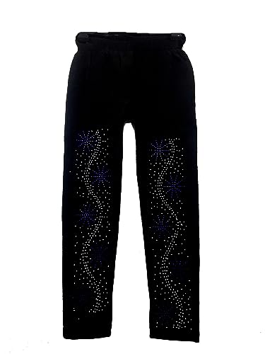 Image of CAMEY Solid Polyester Girls Regular Fit Casual Winter Pull On Warm Jeggings /Leggings