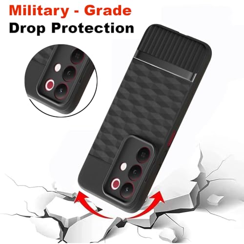 Image of Shockproof Case for Realme 15x 5G / C85 5G / Narzo 90x 5G | Full Camera Protection | TPU Flexible Back Cover for Realme 15x 5G / C85 5G / Narzo 90x 5G (Matte Black)