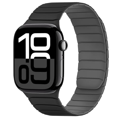 Tasikar Magnetic Silicone Apple Watch Band (38–42mm)