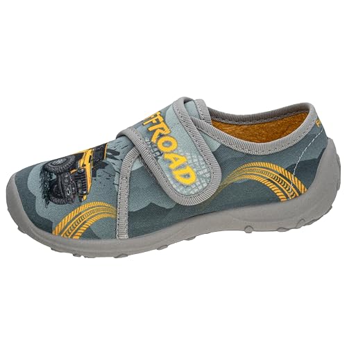 Fischer Markenschuh Kinder-Klett-Hausschuh