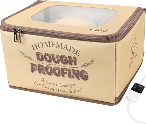 Bread Proofing Baskets, multi-purpose proofing box. Full-range heating function, precise temperature control, with a timer. Equipped with a foldable zipper, suitable for bread, pizza, and yogurt