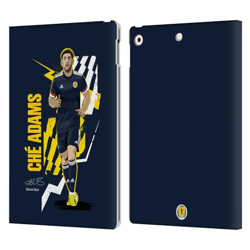 Étui iPad 10.2 Scotland Football Ché Adams en cuir Head Case Designs