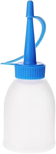 ljhnba Dispensador plástico industrial del jet de la botella del apretón de la salsa de tomate del aceite del gel 1.0 fl oz para Wel dispensador del