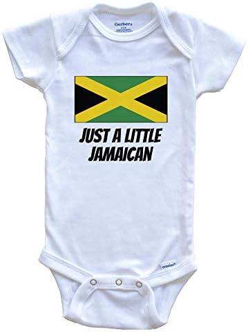 Really Awesome Shirts Just A Little Jamaican Cute Jamaica Flag Baby Onesie
