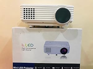 WBD FullHD 1080P Supported LED Home Portable Cinema Projector