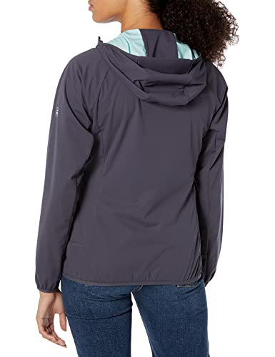 Jack Wolfskin Blusa feminina Eagle Peak II Softshell W, Grafite, XX-Large