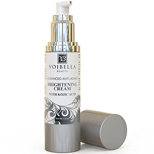 Skin Brightening Cream & Dark Spot Corrector for Face and Body - Enhance Appearance of Freckles, Age Spots, and Acne Scars, With Kojic Acid for Even Skin Tone in Armpit, Knees, Neck & Intimate Areas