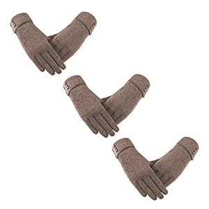 DEBAIJIA Dames Wollen Handschoenen Warm Dames Kasjmier Dikker Thermisch Winddicht Anti Frostbite Touchscreen Outdoor…