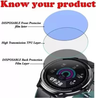 Watch Screen Guard Compatible With Titan Classique Slim Silver - Image 3