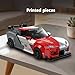 CaDA C55041W Toyota GR Supra GT4 Building Blocks Car, 1:24 Scale Official Licensed GT Racing Car Model, 324 Pieces for Adults & Teens