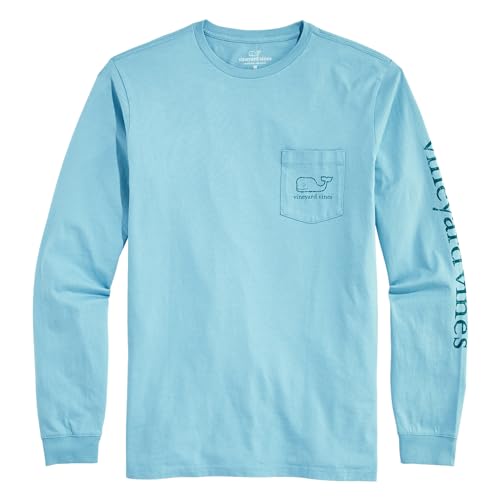 Image of vineyard vines Men's Long Sleeve Vintage Whale Pocket T-Shirt