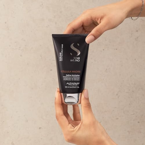 Alfaparf-Milano-Semi-di-Lino-Sublime-Cellula-Madre-Beauty-Genesis-Vials-12-Vials-044-fl-oz-each-Define-Multiplier-for-Wavy-and-Curly-Hair-507-fl-oz-Add-Definition-Control-for-Healthy-Hair