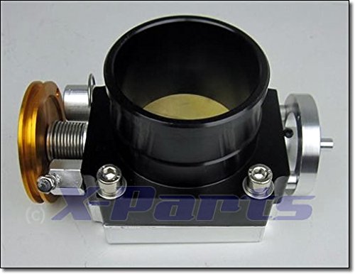 Drosselklappe ø 70mm SCHWARZ Black