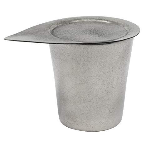 Creuset avec couvercle Eisco Labs en nickel pur de 50 ml