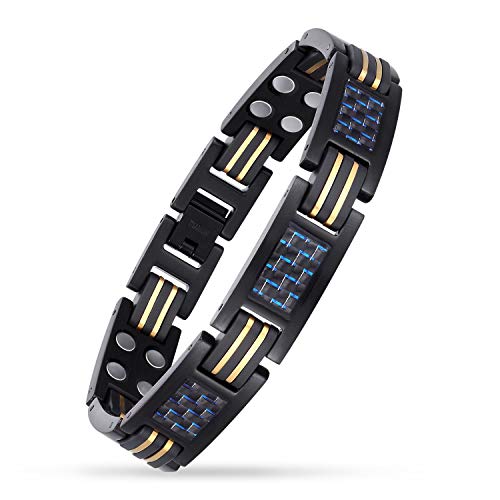 USWEL Carbon Fiber Bracelet for Men 8.5