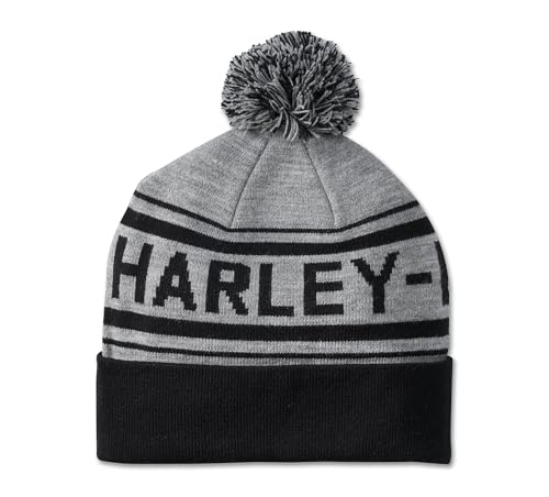Harley-Davidson Combustion Men's Pom Beanie Cap,...