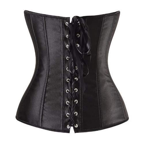 Corset Corpete Corselet Espartilho Modelador Preto Tam 38 A 54